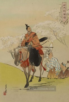 Nimon hana zue 1896 3 Ogata Gekko Ukiyo e Ölgemälde